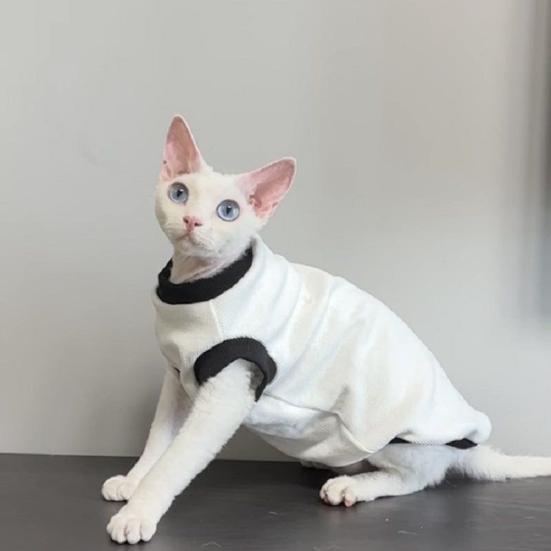 SOCKPET Two-Leg Leopard Print Outfit for Devon Rex Cats product photo