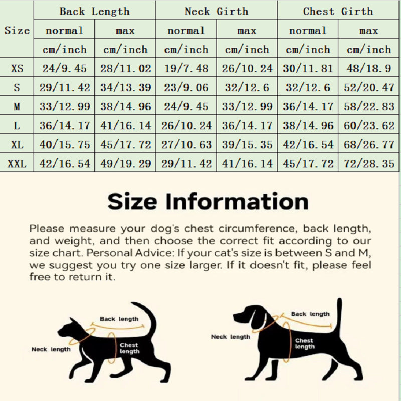 Printed polar fleece autumn and winter cat clothes