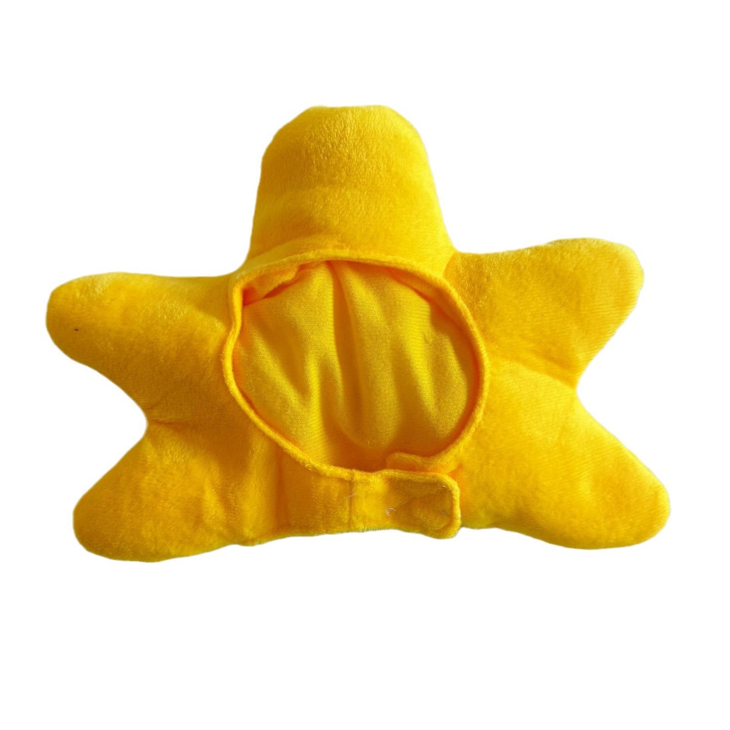 Holiday Cute Cat and Dog Yellow Star Hat