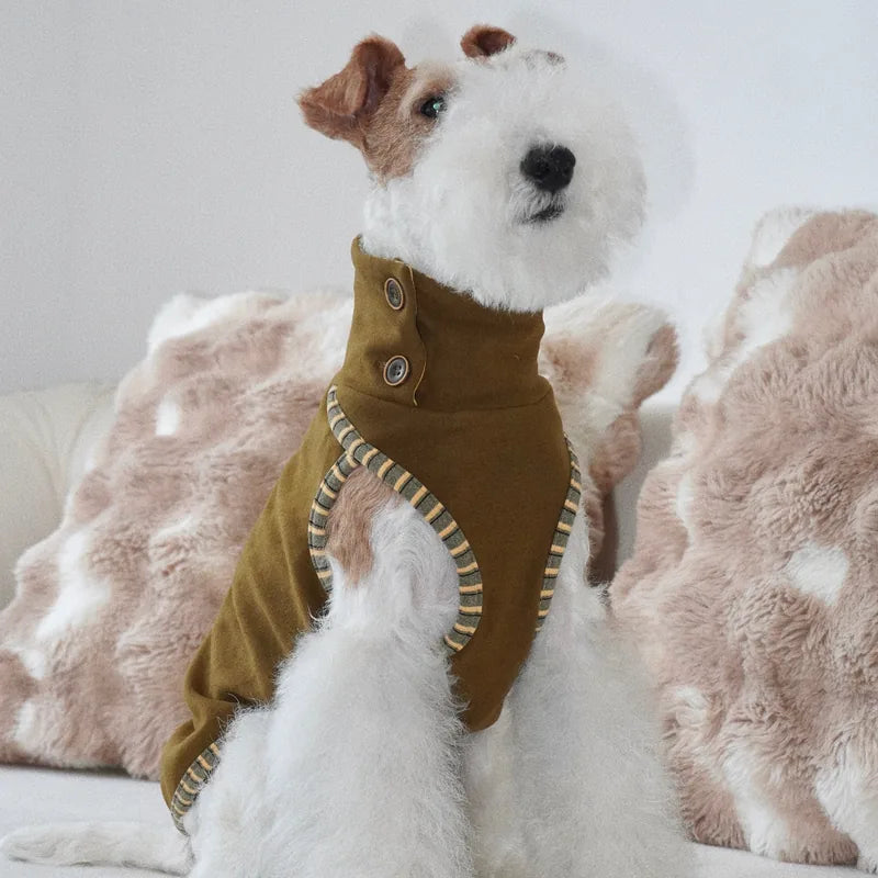 Contrast-Trim Dog Vest — product view 3