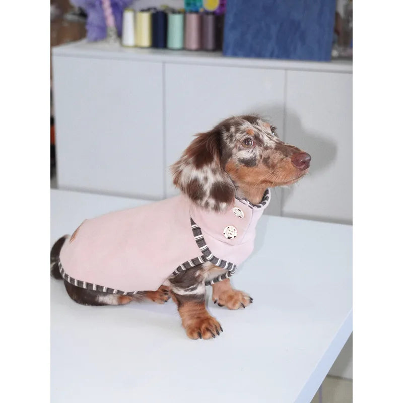 Contrast-Trim Dog Vest — product view 8