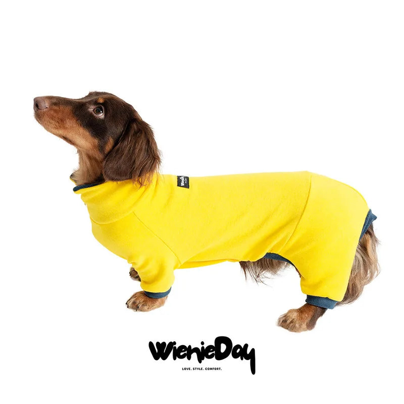 High-Neck Dachshund Onesie — product view 6