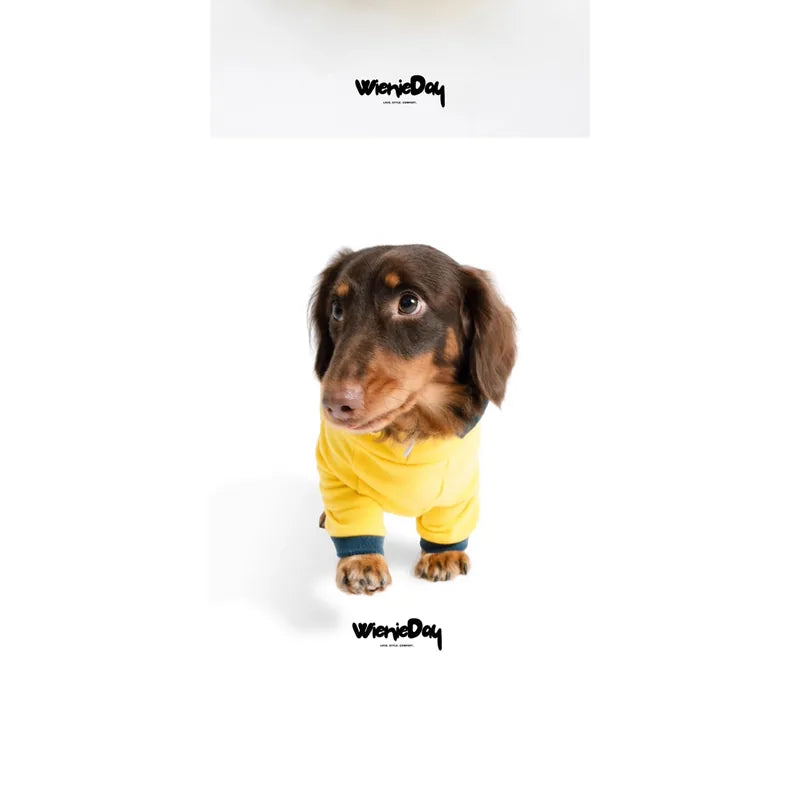High-Neck Dachshund Onesie — product view 8
