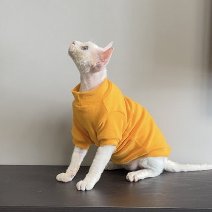 Sphinx Cat Autumn and Winter Clothing Soft Stretch Sweater