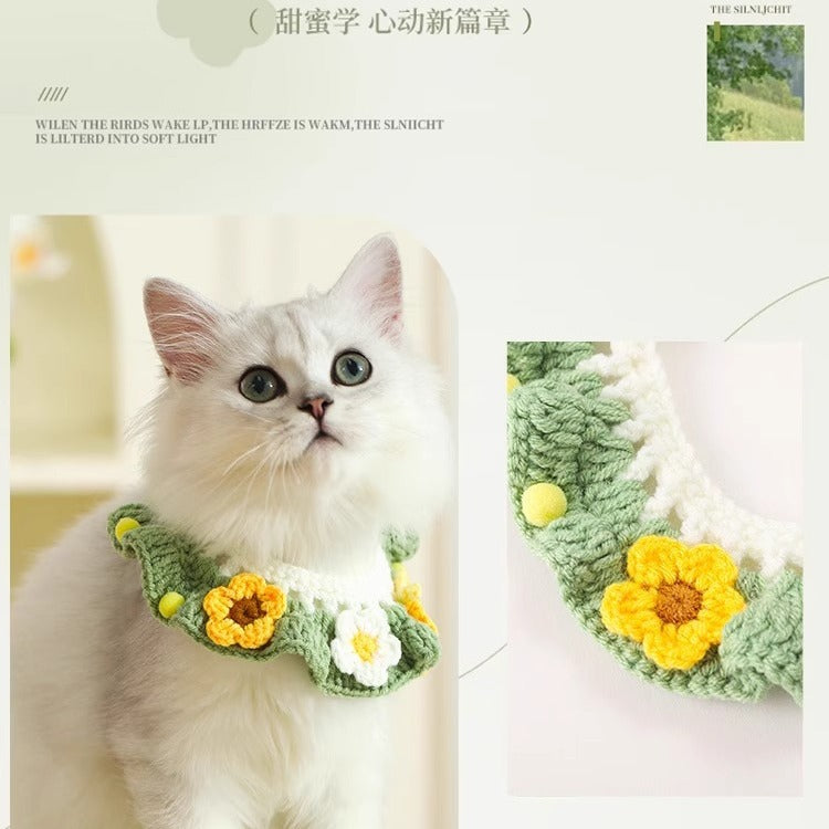 Cat Collar Necklace Dog Kitten Neck Accessories Ornament Neck Bow Tie Pet Collar Cat Collar