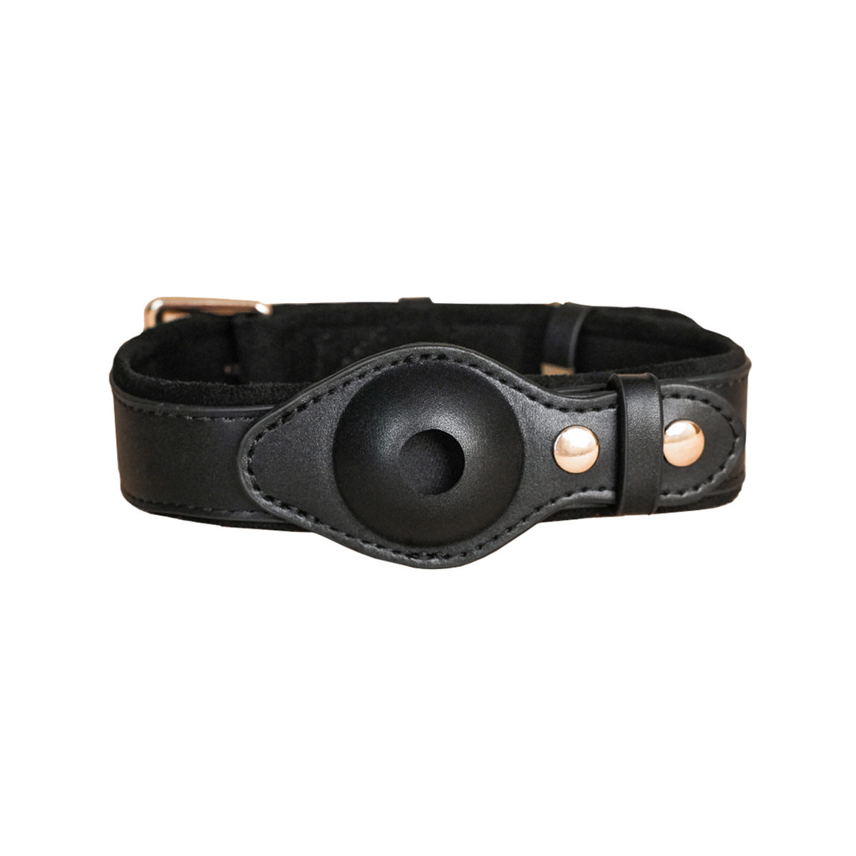Pet Dog Exclusive AirTag Leather Protective Case Collar Apple Tracker Positioning Anti-Lost Neck Ring