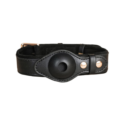 Pet Dog Exclusive AirTag Leather Protective Case Collar Apple Tracker Positioning Anti-Lost Neck Ring