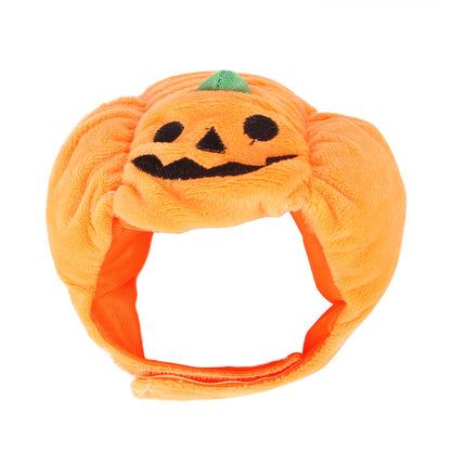 Pet Hat Christmas Funny Pumpkin Hat Cute Pet Animal Costume Personality Adorable Hat Transform Headgear for Dogs and Cats