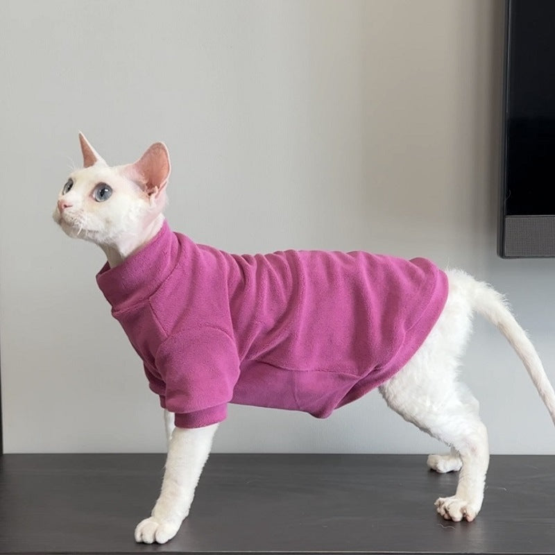 Sphinx Cat Autumn and Winter Clothing Soft Stretch Sweater