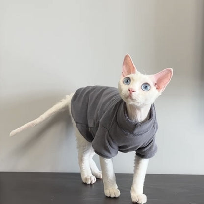 Sphinx Cat Autumn and Winter Clothing Soft Stretch Sweater