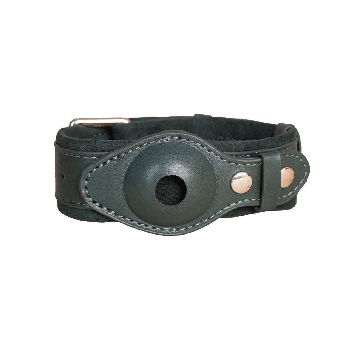 Pet Dog Exclusive AirTag Leather Protective Case Collar Apple Tracker Positioning Anti-Lost Neck Ring