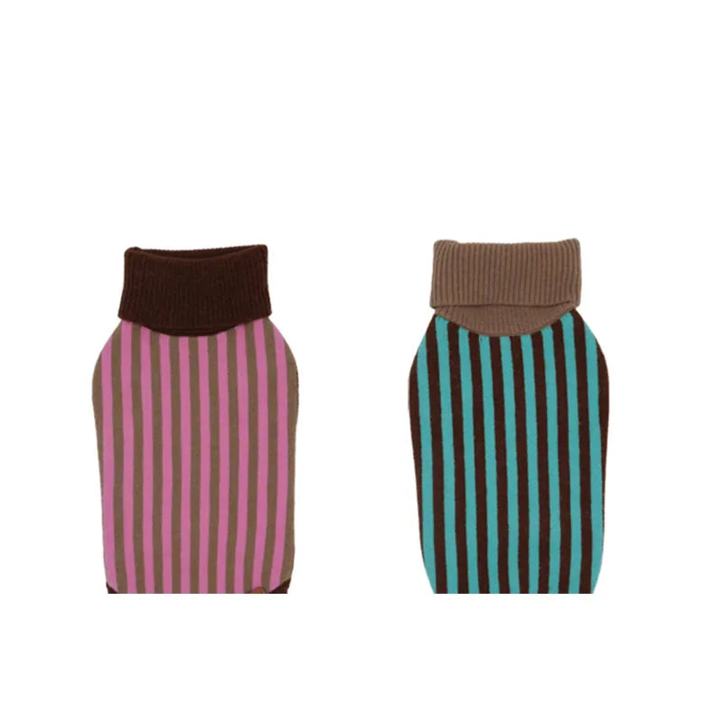 WienieDay Cannele Striped Dachshund Sweater Vest — product view 6