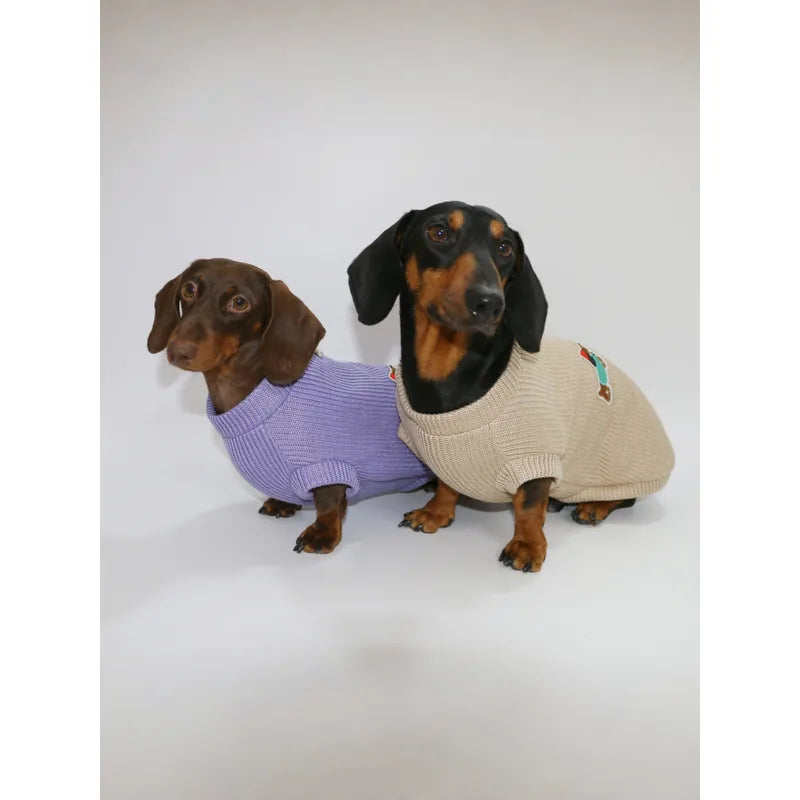 Embroidered Knit Dog Vest — product view 2