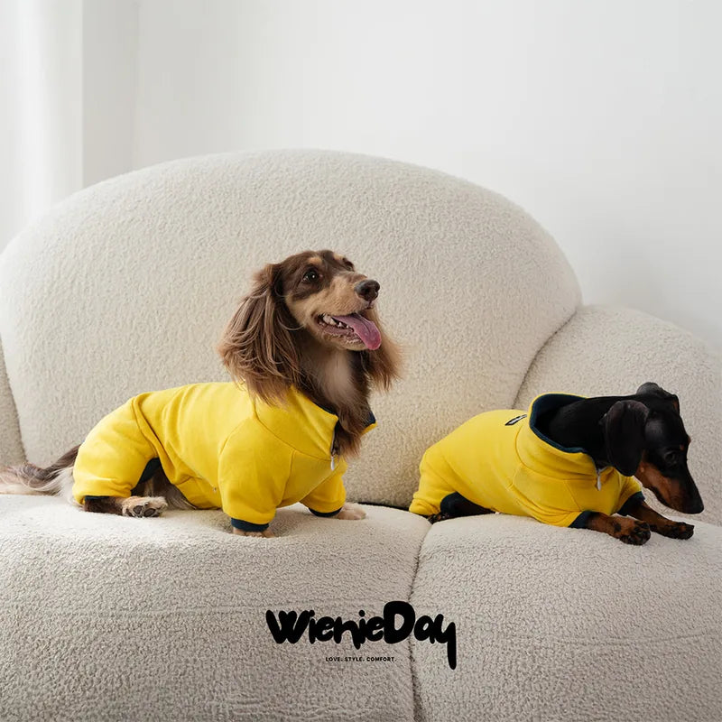 WienieDay Comfort Polo Onesie for Dachshunds — product view 1