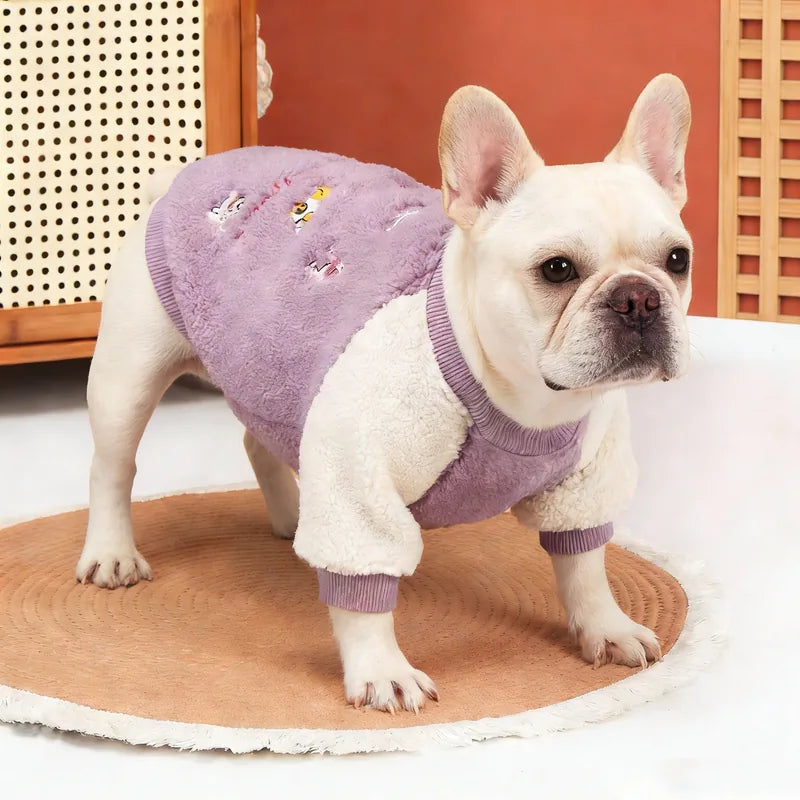 Purple Dog Pullover — detail view 2