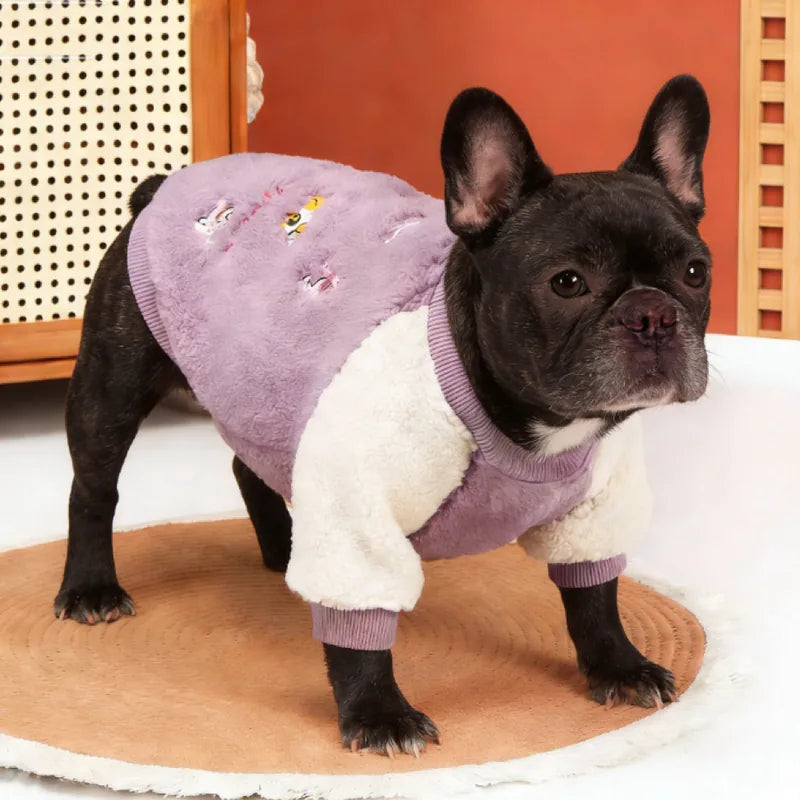 Purple Dog Pullover — detail view 4
