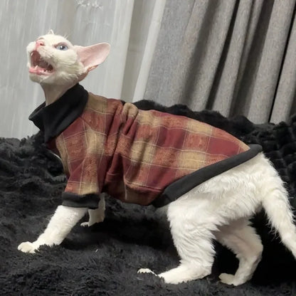 Plaid Cat Turtleneck — product view 4