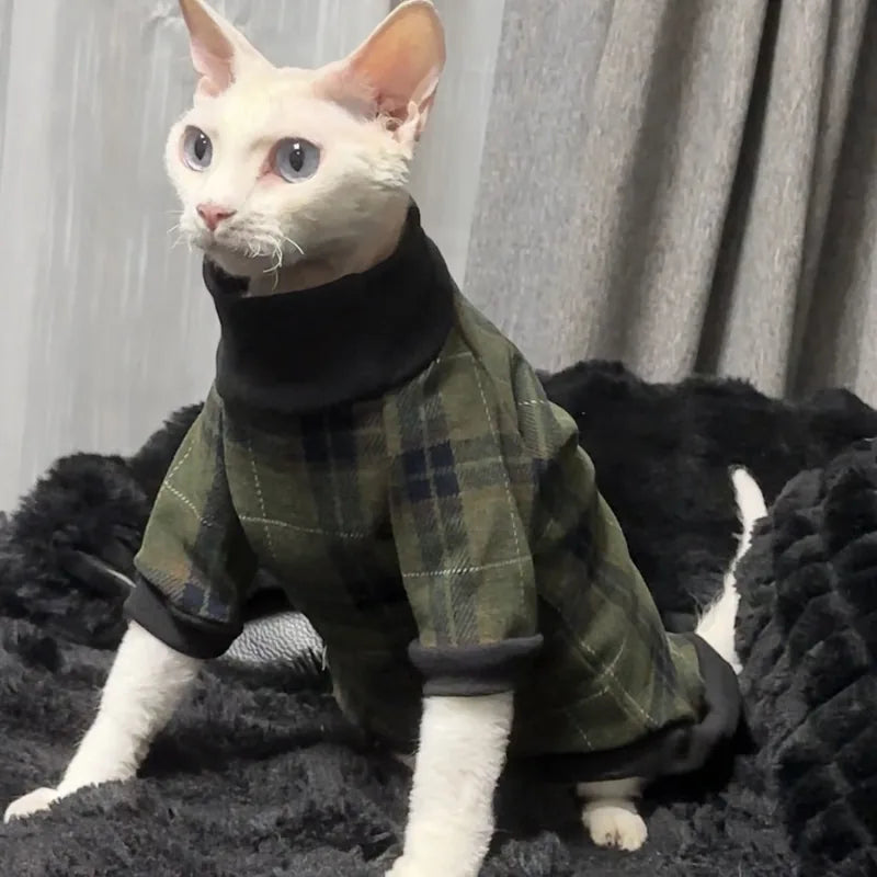 Plaid Cat Turtleneck — product view 5