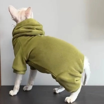 Fleece Cat Onesie — product view 4