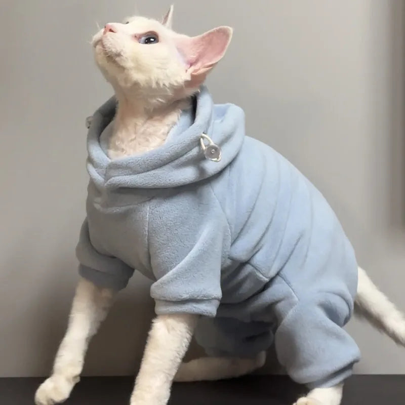 Fleece Cat Onesie — product view 5