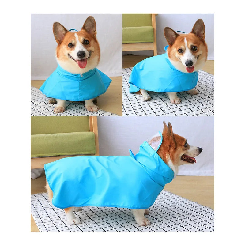 Hooded Dog Rain Cape — product view 2