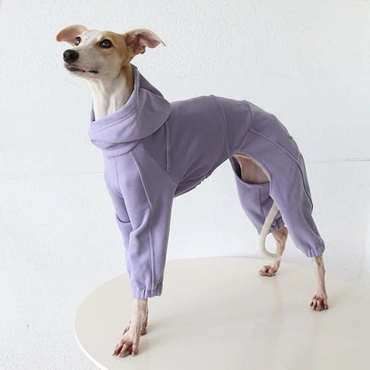 Greyhound & Whippet Sport Onesie — Lavender
