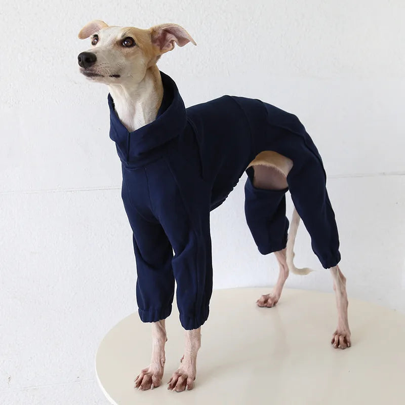 Greyhound & Whippet Sport Onesie — Navy