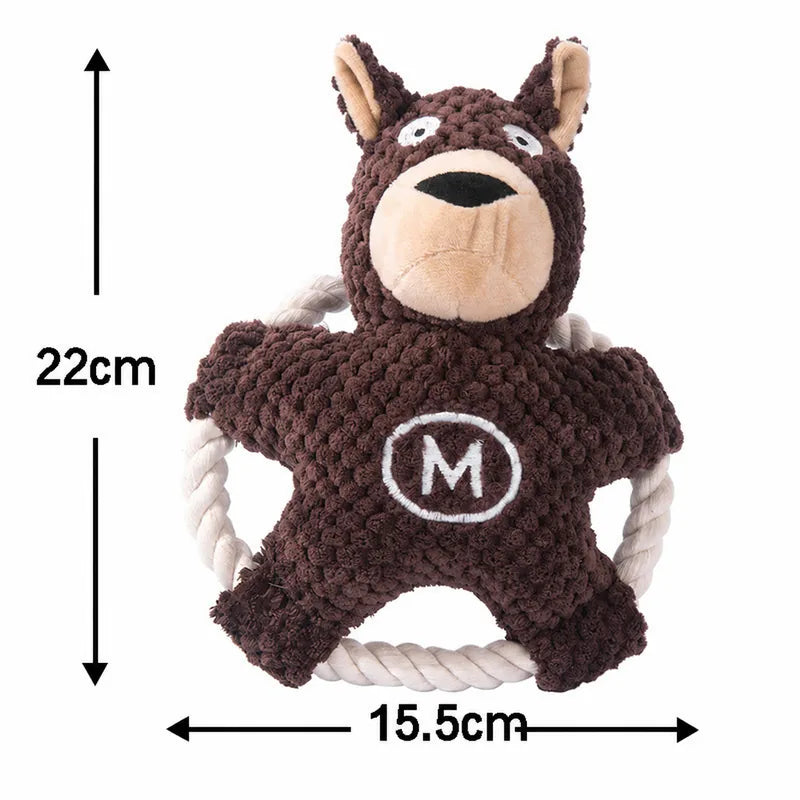Plush Animal & Fish Dog Toys — product view 6