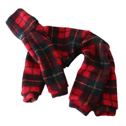 Plaid Fleece Onesie for Italian Greyhounds & Whippets — product view 5