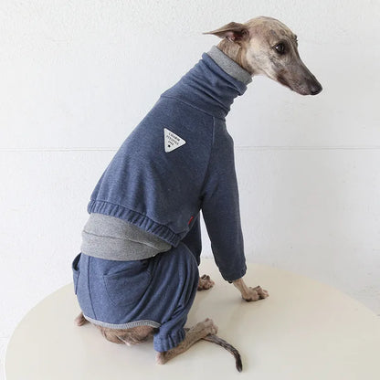 Layered-Look Onesie for Italian Greyhounds & Whippets — product view 4