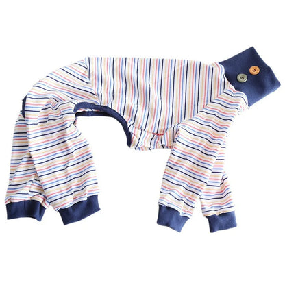 Striped Pajamas for Italian Greyhounds & Whippets — product view 5