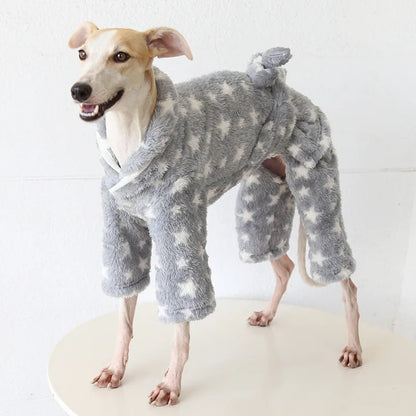 Gray Star Robe for Italian Greyhounds & Whippets — product view 1
