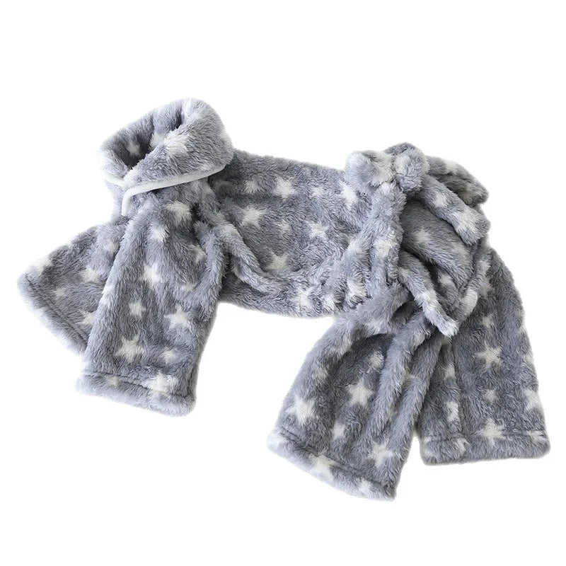 Gray Star Robe for Italian Greyhounds & Whippets — product view 4