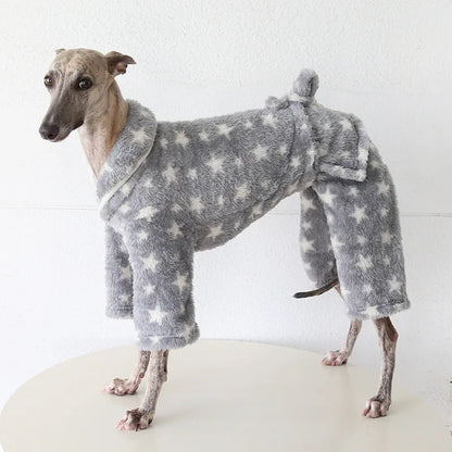 Gray Star Robe for Italian Greyhounds & Whippets — product view 5