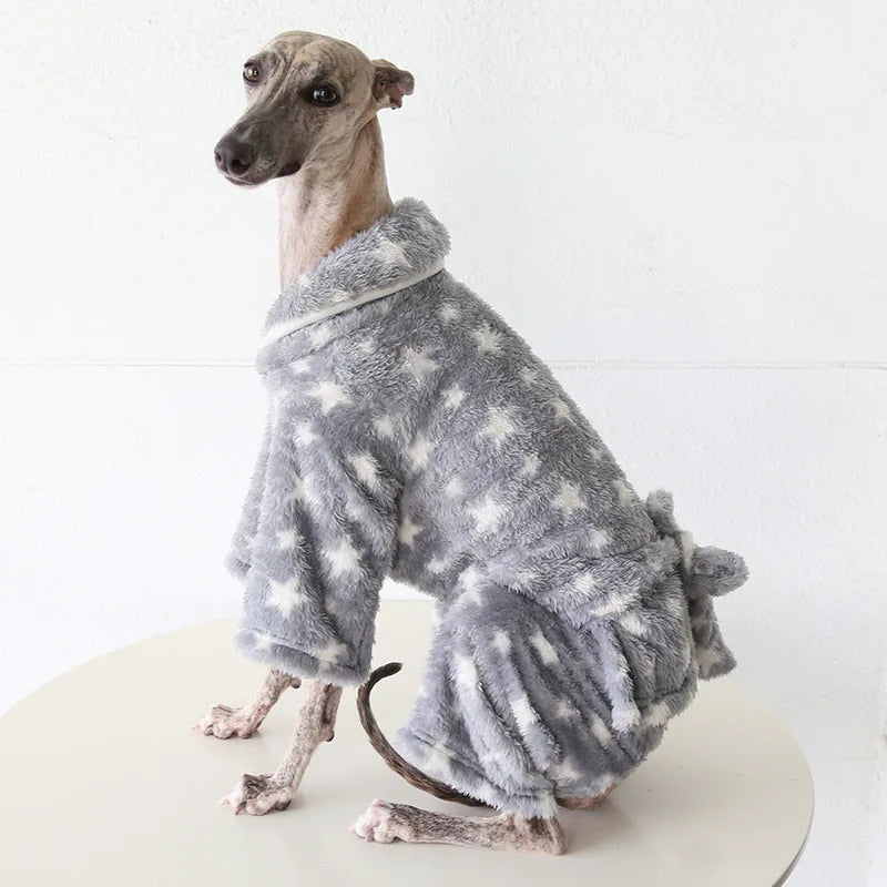Gray Star Robe for Italian Greyhounds & Whippets — product view 6