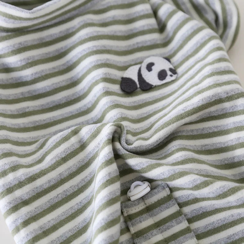 Panda Print Onesie for Bulldogs & Corgis — product view 3