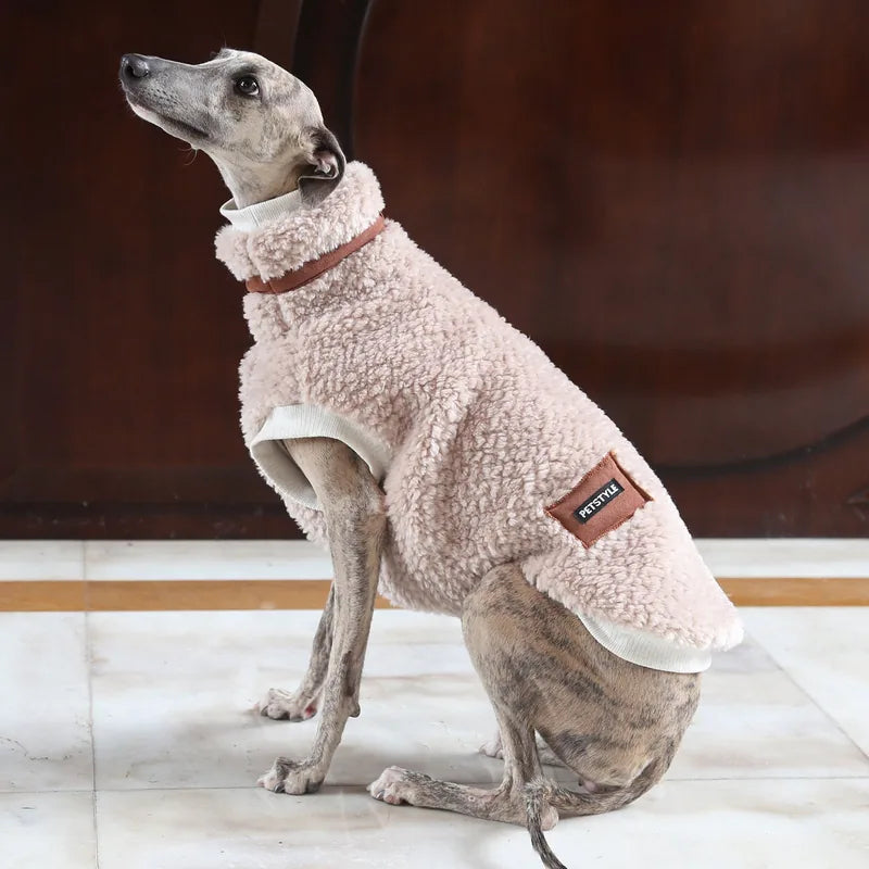 Faux-Fur Vest for Italian Greyhounds & Whippets — product view 3