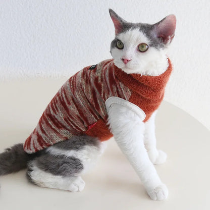 Orange Woven Pet Vest — product view 2
