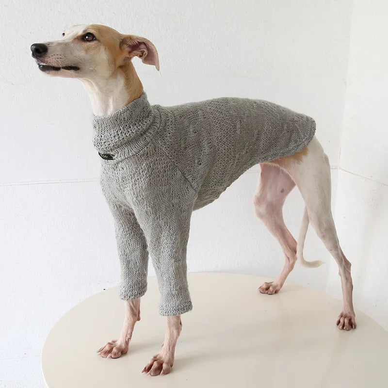 Vintage Knit Sweater for Italian Greyhounds & Whippets — product view 1
