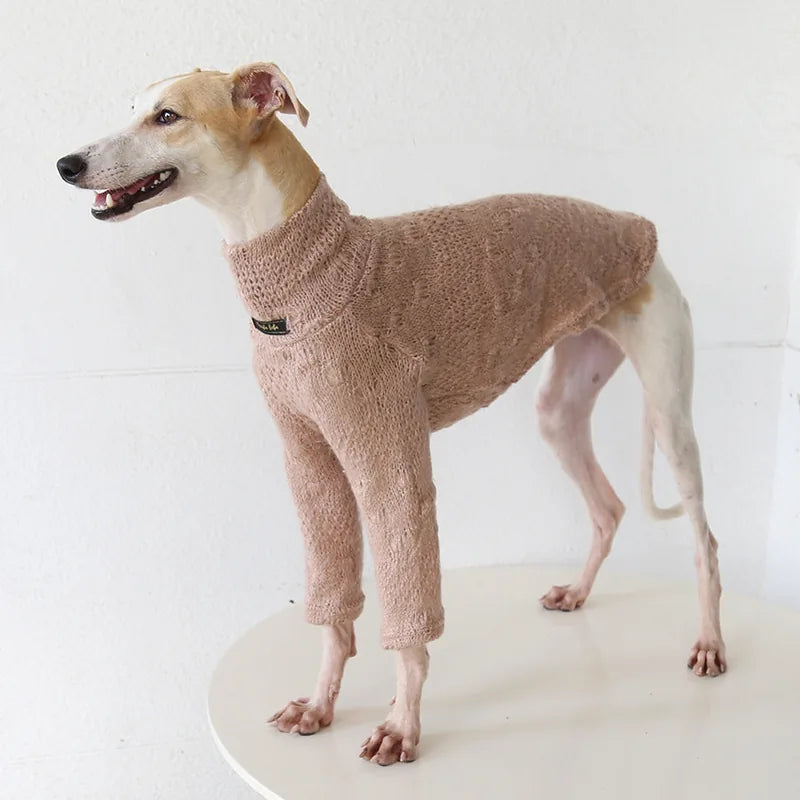 Vintage Knit Sweater for Italian Greyhounds & Whippets — product view 2
