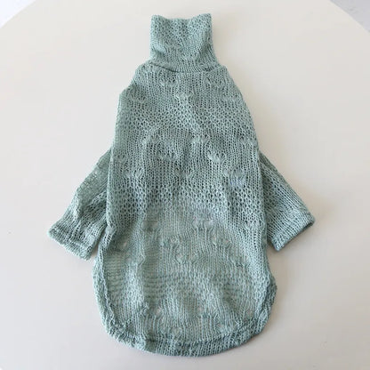 Vintage Knit Sweater for Italian Greyhounds & Whippets — product view 9
