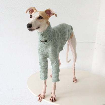 Vintage Knit Sweater for Italian Greyhounds & Whippets — product view 3