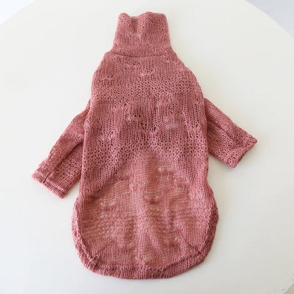 Vintage Knit Sweater for Italian Greyhounds & Whippets — product view 10