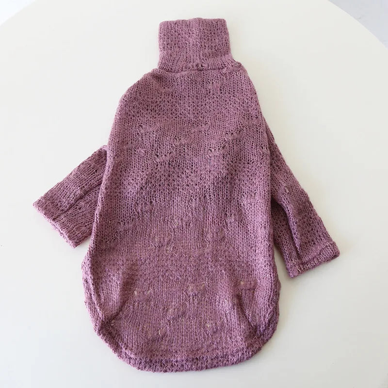Vintage Knit Sweater for Italian Greyhounds & Whippets — product view 11