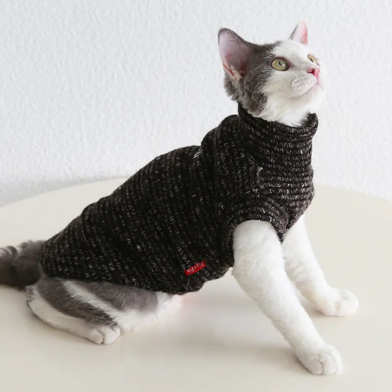 Striped Pet Sweater for Dogs & Cats — product view 9