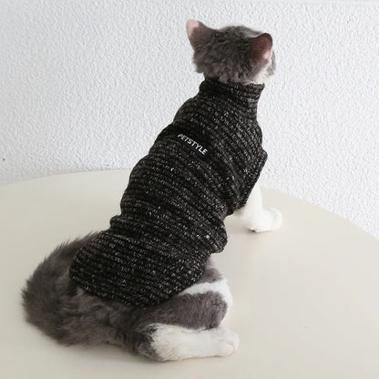 Striped Pet Sweater for Dogs & Cats — product view 10
