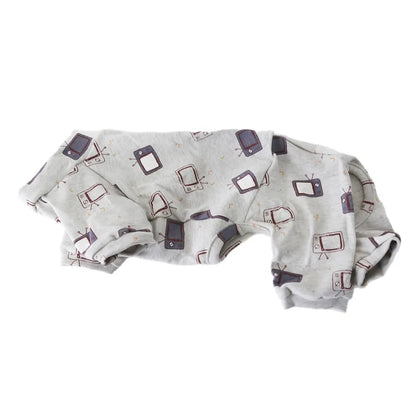 Geometric Print Pet Onesie for Dogs & Cats — product view 4