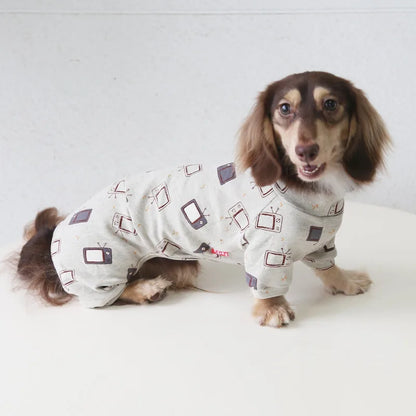 Geometric Print Pet Onesie for Dogs & Cats — product view 5
