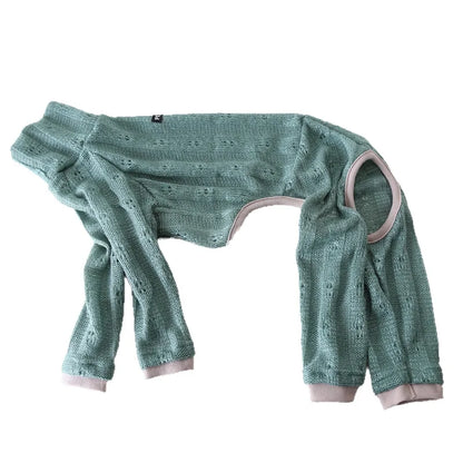Retro Knit Onesie for Italian Greyhounds & Whippets — product view 8