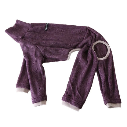 Retro Knit Onesie for Italian Greyhounds & Whippets — product view 12